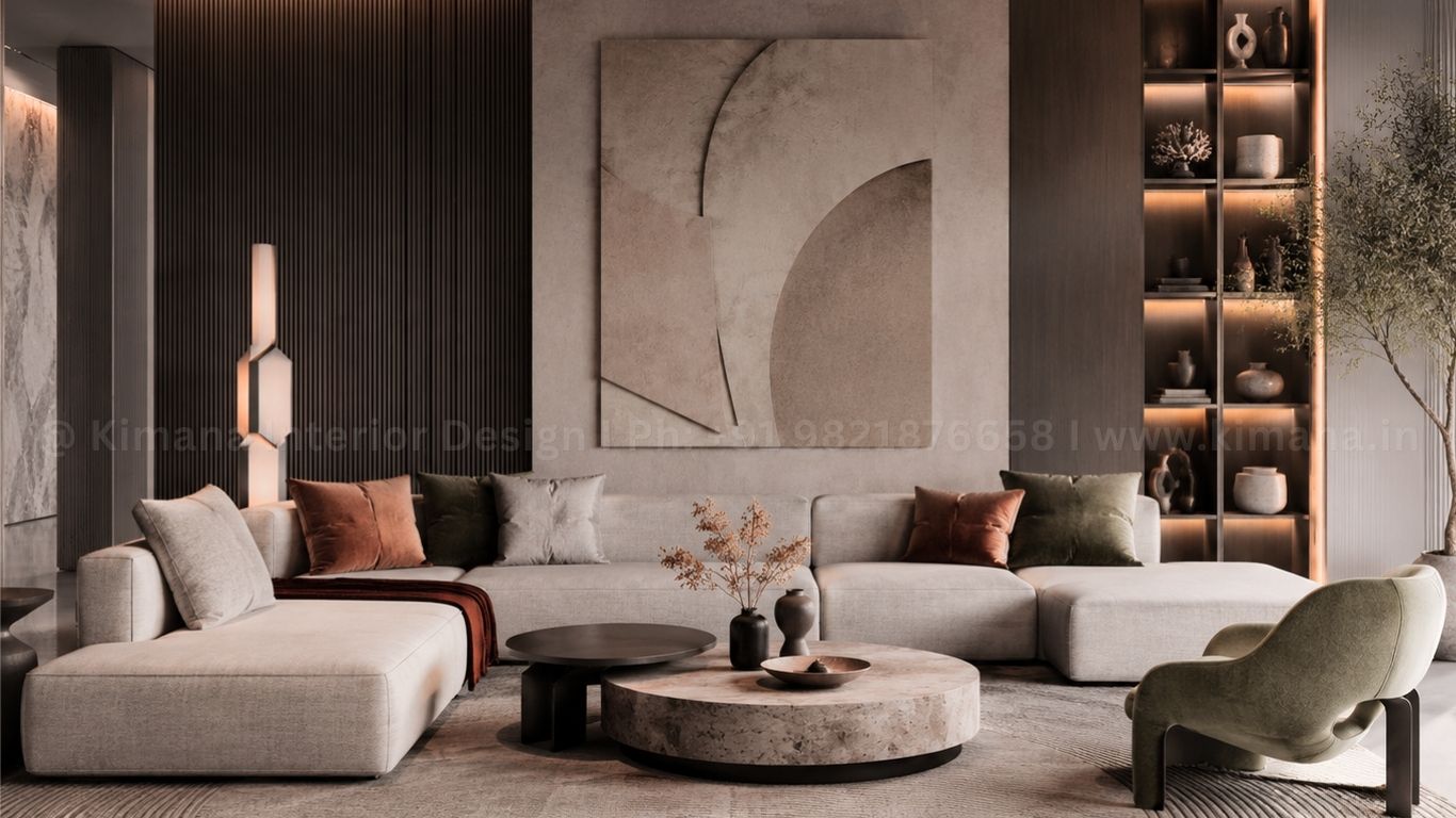 Modern interior design styling with aesthetic and premium interior decor